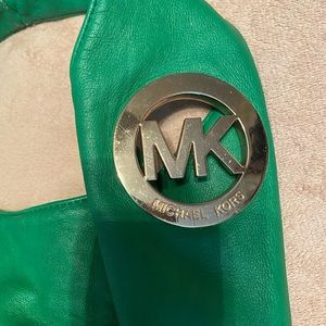 Green Michael Kors Shoulder Bag